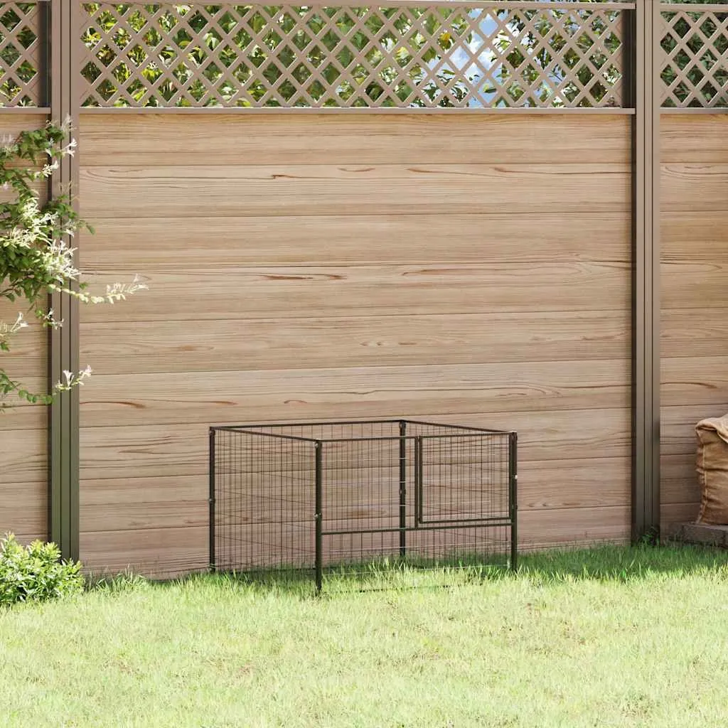 kojec-dla-psa-100x100x70cm-czarny-stal