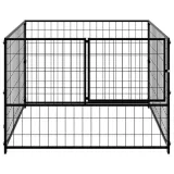 kojec-dla-psa-100x100x70cm-czarny-stal-dlugosc-100-cm