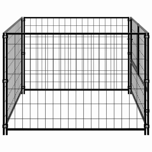 kojec-dla-psa-100x100x70cm-czarny-stal-szerokosc-100-cm