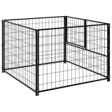 kojec-dla-psa-100x100x70cm-czarny-stal-wysokosc-70-cm
