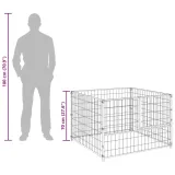 kojec-dla-psa-100x100x70cm-czarny-stal-wysokosc-produktu-70-cm