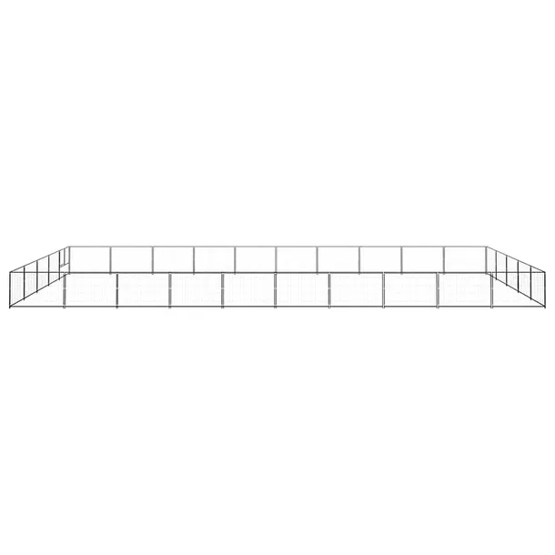 kojec-dla-psa-100x70x70-cm-stal-czarny-dlugosc-100-cm