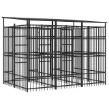 kojec-dla-psa-295x200x228-cm-czarny-material-wykonania-metal