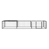 kojec-dla-psa-300x100x50cm-czarny-stan-nowy