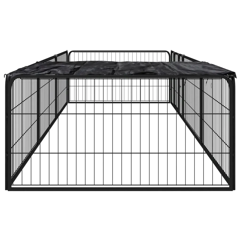 kojec-dla-psa-300x100x50cm-czarny-stan-nowy