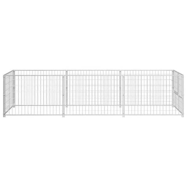kojec-dla-psa-300x100x70-srebrny-szerokosc-100-cm