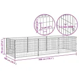 kojec-dla-psa-300x100x70-srebrny-wysokosc-produktu-70-cm