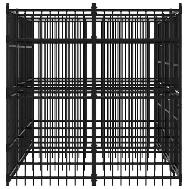 kojec-dla-psa-384x192x200cm-czarny-wysokosc-200-cm