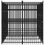 kojec-dla-psa-384x192x200cm-czarny-wysokosc-200-cm
