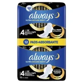 always-ultra-secure-night-podpaski-ze-skrzydelkami-12-sztuk