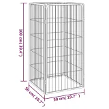 kojec-dla-psa-50x50x100-cm-czarny-wysokosc-100-cm