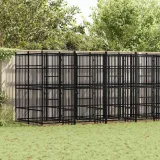 kojec-dla-psa-672x192x200-cm-czarny-stan-nowy