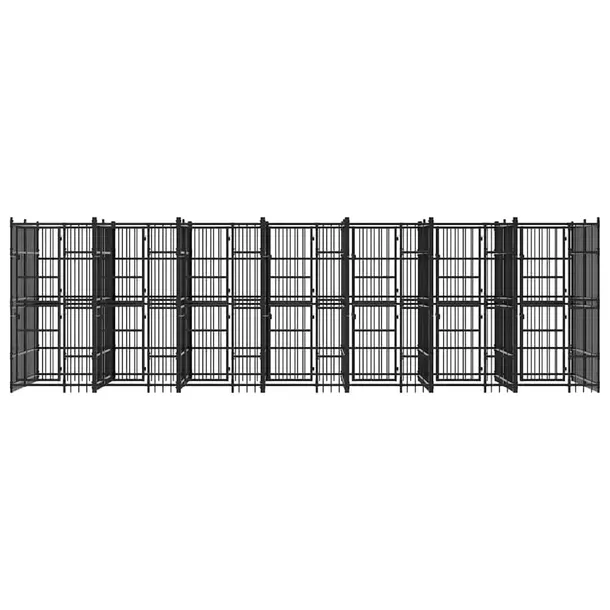 kojec-dla-psa-672x192x200-cm-czarny-szerokosc-192-cm