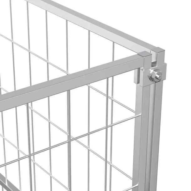 kojec-dla-psa-700x100x70-cm-srebrny-marka-inna