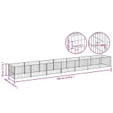 kojec-dla-psa-700x100x70-cm-srebrny-wysokosc-produktu-70-cm
