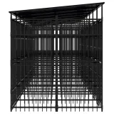 kojec-dla-psa-775x200x228-cm-czarny-wysokosc-228-cm