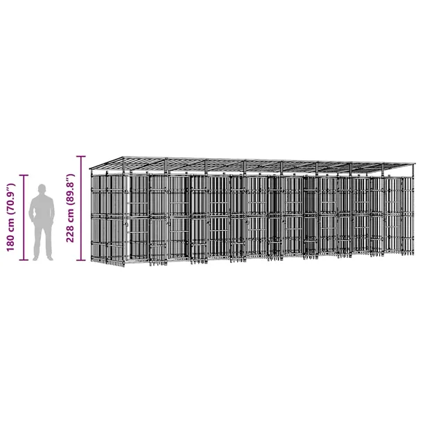 kojec-dla-psa-775x200x228-cm-czarny-stan-nowy-rodzaj-kojec