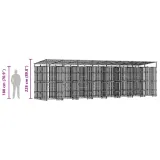 kojec-dla-psa-775x200x228-cm-czarny-stan-nowy-rodzaj-kojec