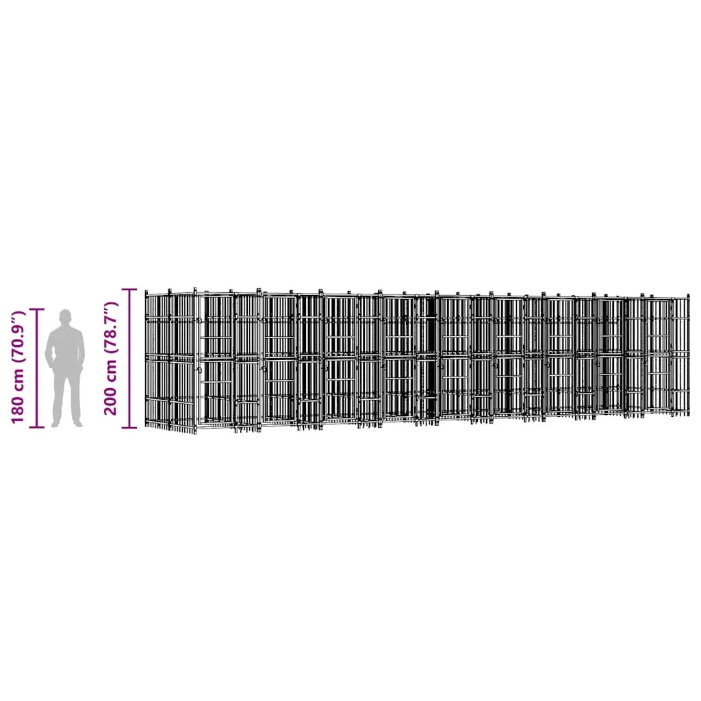 kojec-dla-psa-864x192x200-cm-czarny