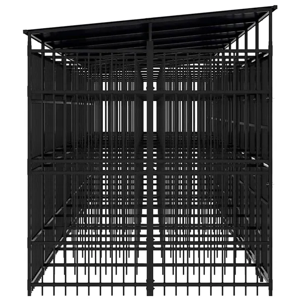 kojec-dla-psa-871x200x228-cm-czarny-wysokosc-228-cm
