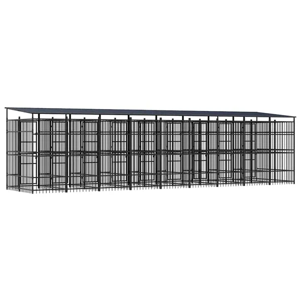 kojec-dla-psa-871x200x228-cm-czarny-material-wykonania-metal