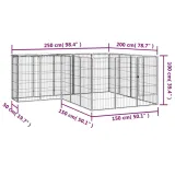 kojec-dla-psa-18-paneli-czarny-50x100-cm-stal-wysokosc-100-cm