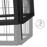 kojec-dla-psa-36-paneli-czarny-50x100-cm-stal-wysokosc-100-cm
