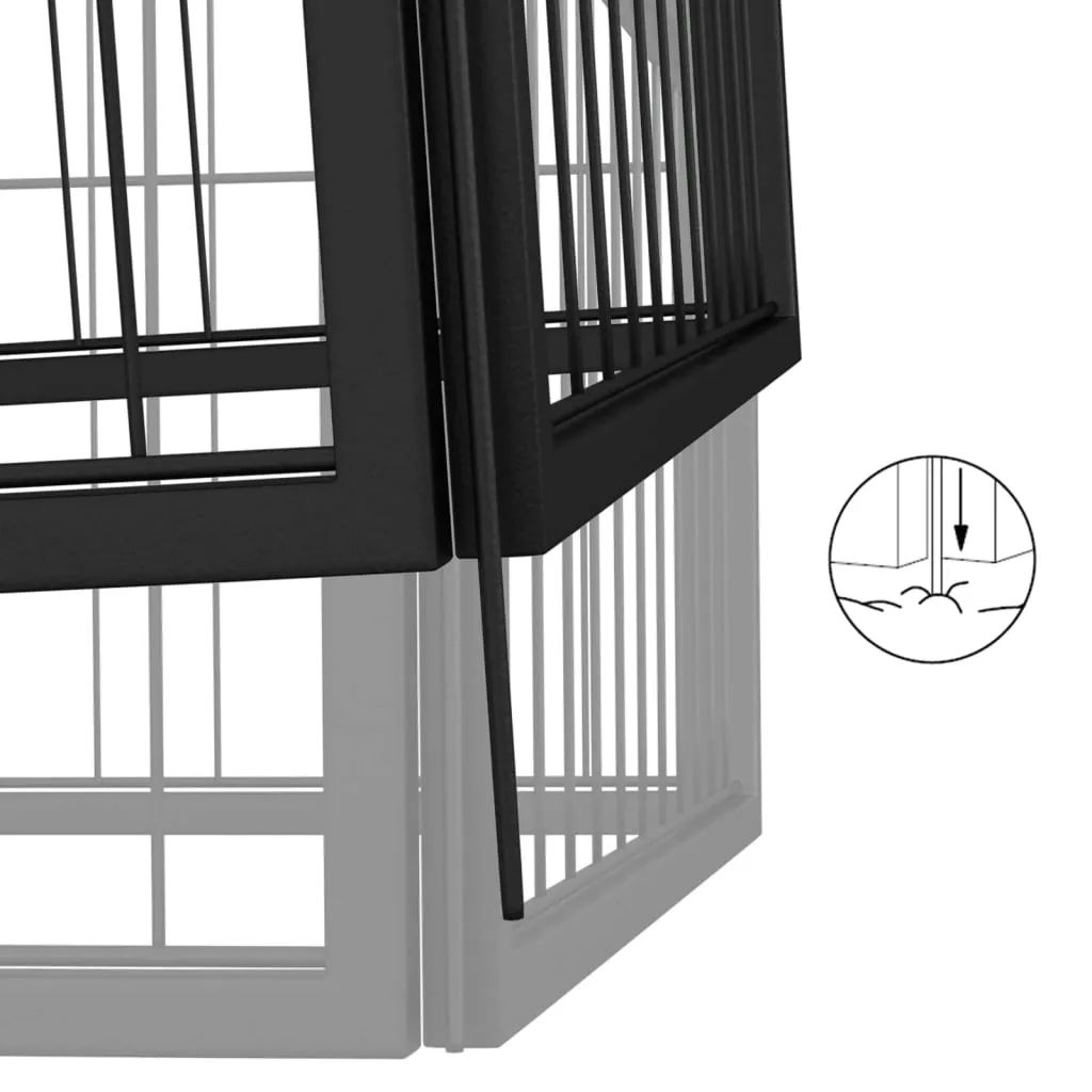kojec-dla-psa-36-paneli-czarny-50x100-cm-stal