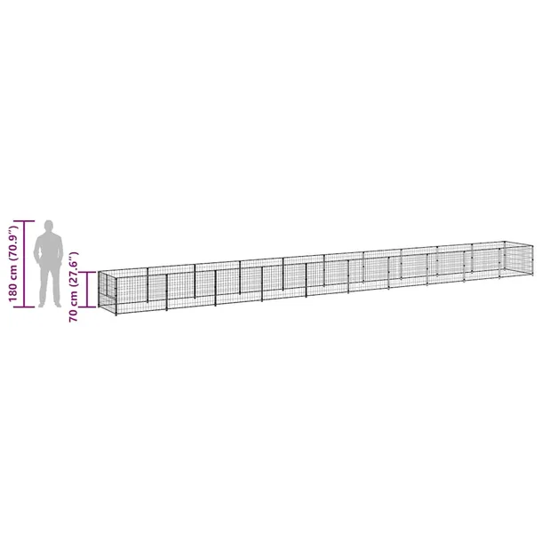 kojec-dla-psa-czarny-10-m-stalowy-szerokosc-produktu-100-cm