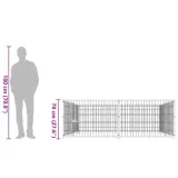 kojec-dla-psa-czarny-4-m-stalowy-marka-vidaxl