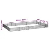 kojec-dla-psa-czarny-45-m-stalowy-material-wykonania-metal
