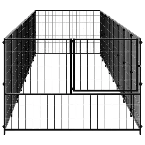 kojec-dla-psa-czarny-8-m-stalowy-dlugosc-800-cm