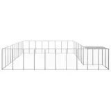 kojec-dla-psa-srebrny-2541-m-stalowy-dlugosc-50-cm