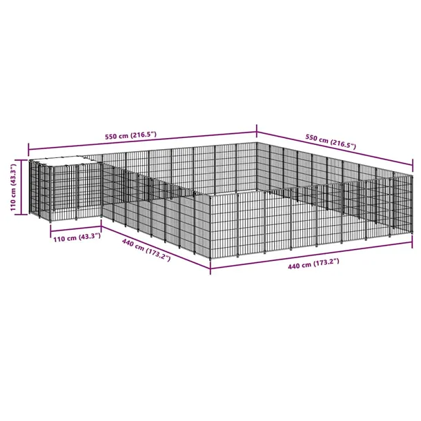 kojec-dla-psa-srebrny-2541-m-stalowy-material-wykonania-metal