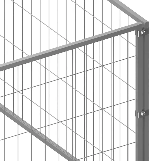 kojec-dla-psa-srebrny-40-m-stalowy-wysokosc-70-cm