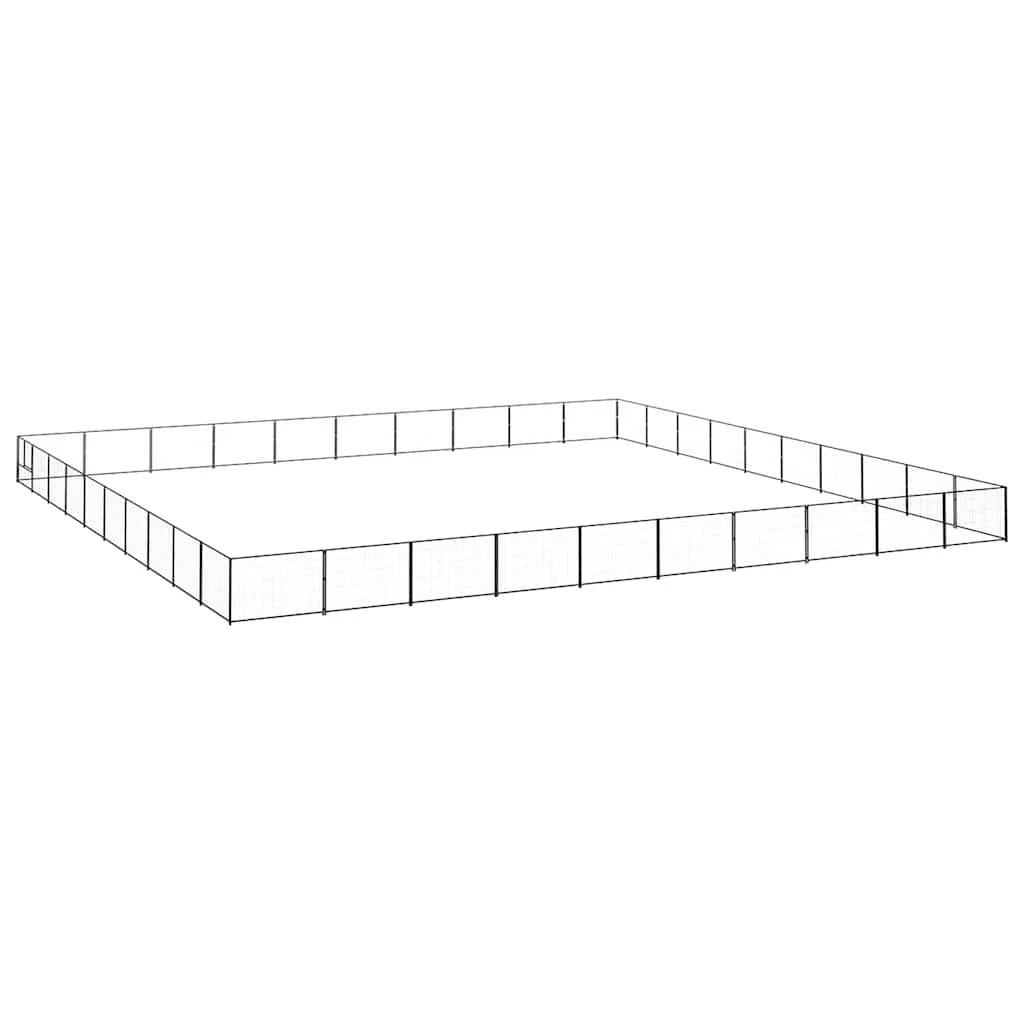 kojec-dla-psow-100x100x70-cm-czarny-stal
