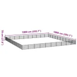 kojec-dla-psow-100x100x70-cm-czarny-stal-material-wykonania-metal