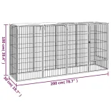 kojec-dla-psow-200x50x100cm-czarny-wysokosc-100-cm