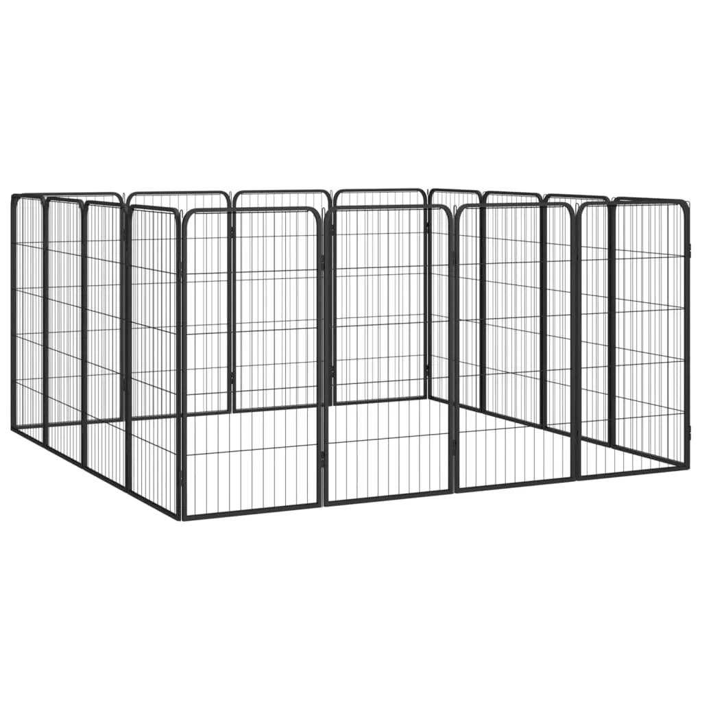 kojec-dla-psow-250x150x100-cm-czarny-stan-nowy