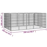 kojec-dla-psow-250x150x100-cm-czarny-material-wykonania-metal