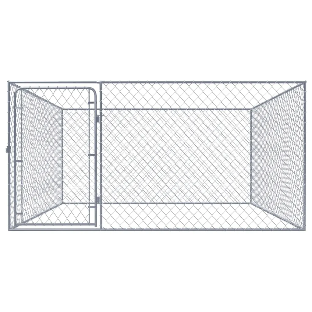 kojec-dla-psow-2x2x1m-stal-srebrny
