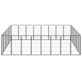kojec-dla-psow-400x300x100-cm-czarny-stan-nowy