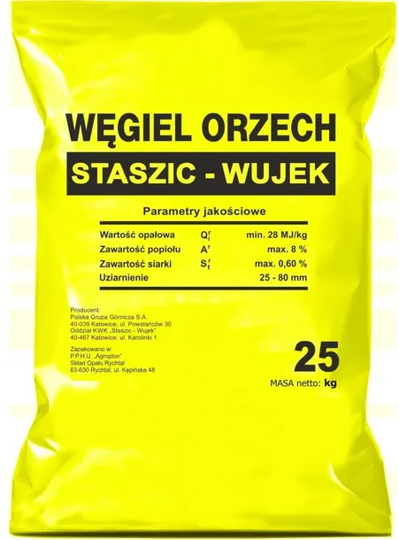 Węgiel ORZECH STASZIC- WUJEK workowany