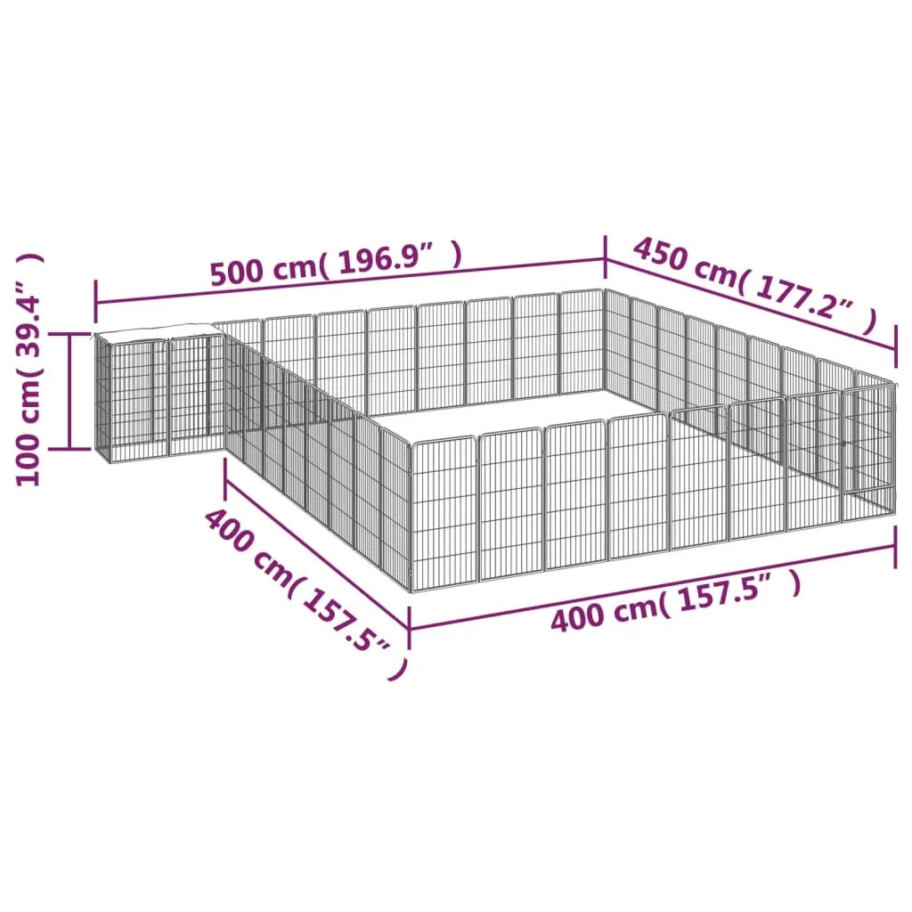 kojec-dla-psow-500x450x100-cm-czarny