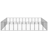 kojec-dla-psow-550x450x100-cm-czarny-stan-nowy