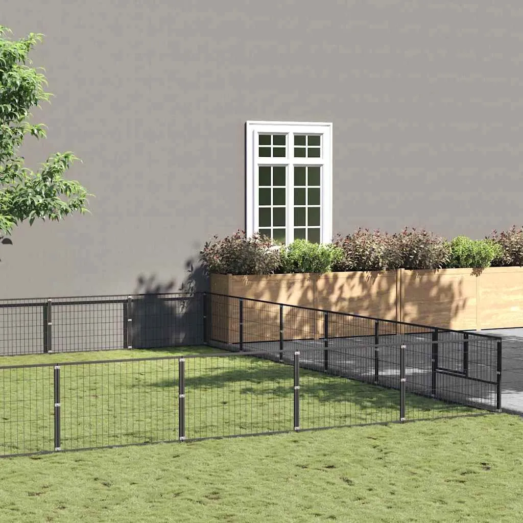 kojec-dla-psow-600x600x70-cm-stal-czarny