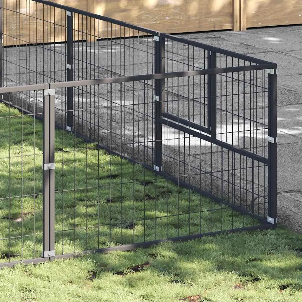 kojec-dla-psow-600x600x70-cm-stal-czarny-stan-nowy