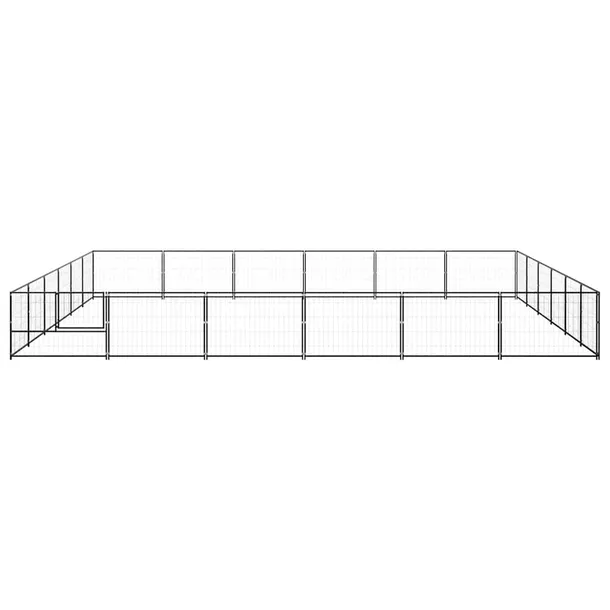 kojec-dla-psow-600x600x70-cm-stal-czarny-szerokosc-600-cm