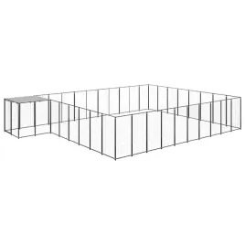 kojec-dla-psow-660x440x110-cm-czarno-srebrny