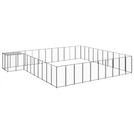 kojec-dla-psow-660x550x110-cm-czarno-srebrny